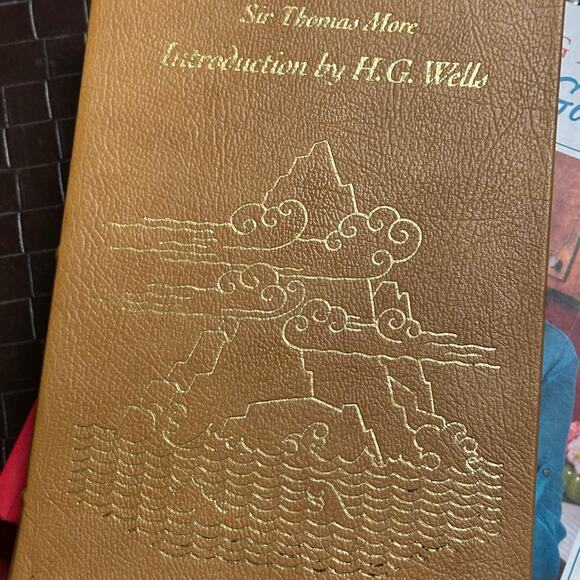Utopia - Sir Thomas More - Easton Press - H.G.Wells Introduction Easton Press - Picture 1 of 6